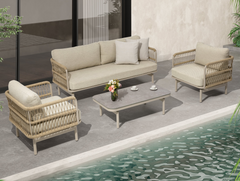 Sunshine 4 Piece Outdoor Lounge Set