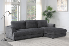 Alpine 3 Seater Fabric Chaise
