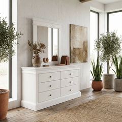 Dove Dresser and Mirror
