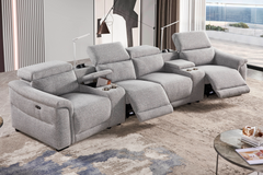 Kavala Fabric Electric Home Theatre Lounge
