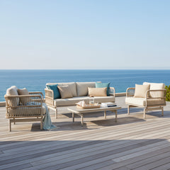 Sunshine 4 Piece Outdoor Lounge Set