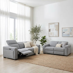 Transdale Fabric Electric Lounge Suite
