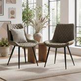 Tyler Fabric Dining Chairs (Set of 2)