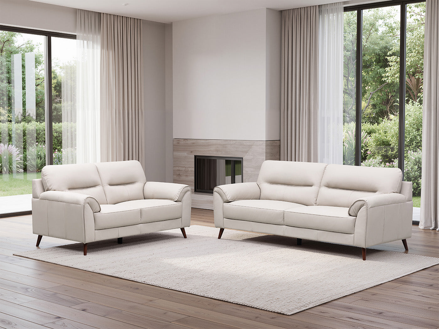 Sofia Leather Lounge Suite