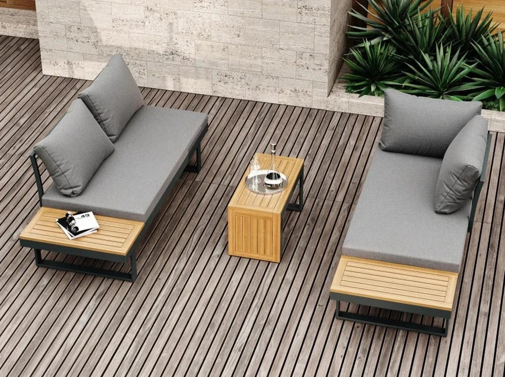 Belize 4 Seater Outdoor Lounge Setting with Coffee Table