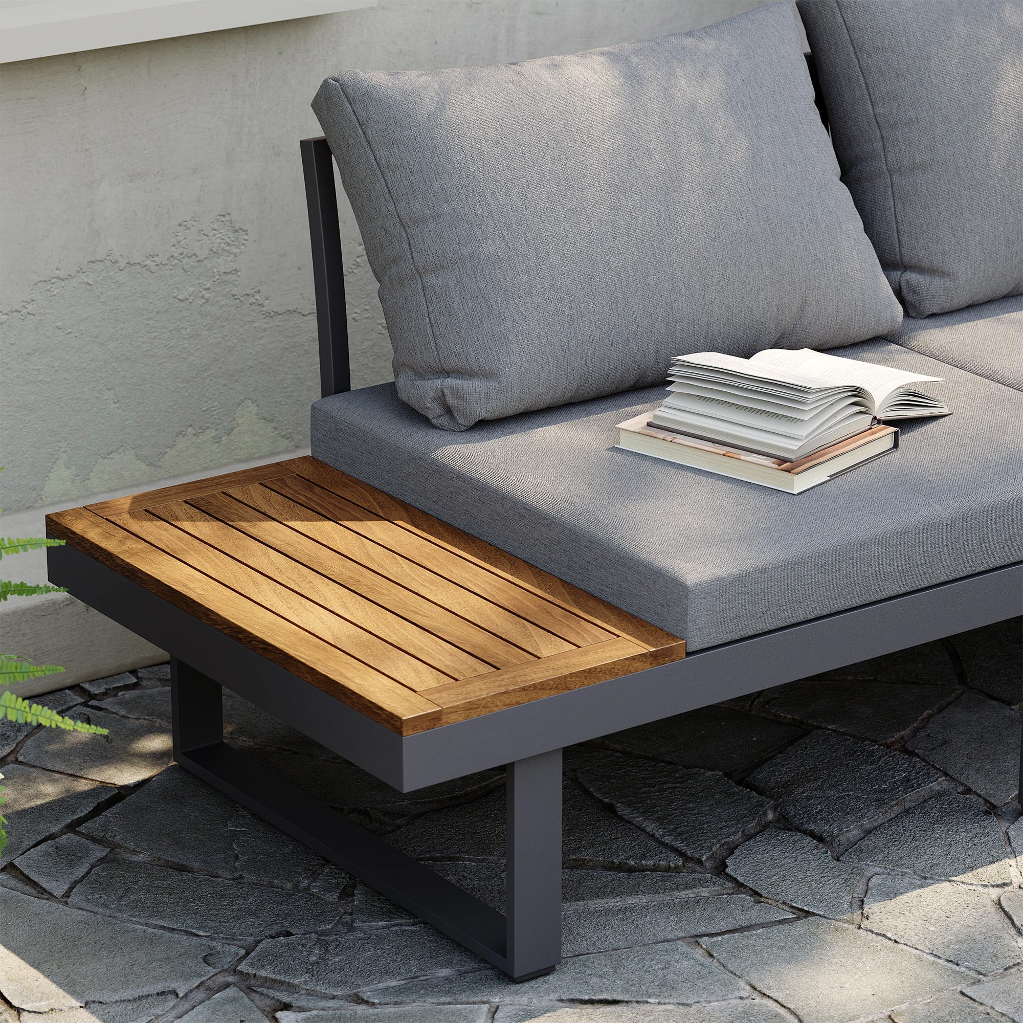 Belize 4 Seater Outdoor Lounge Setting with Coffee Table
