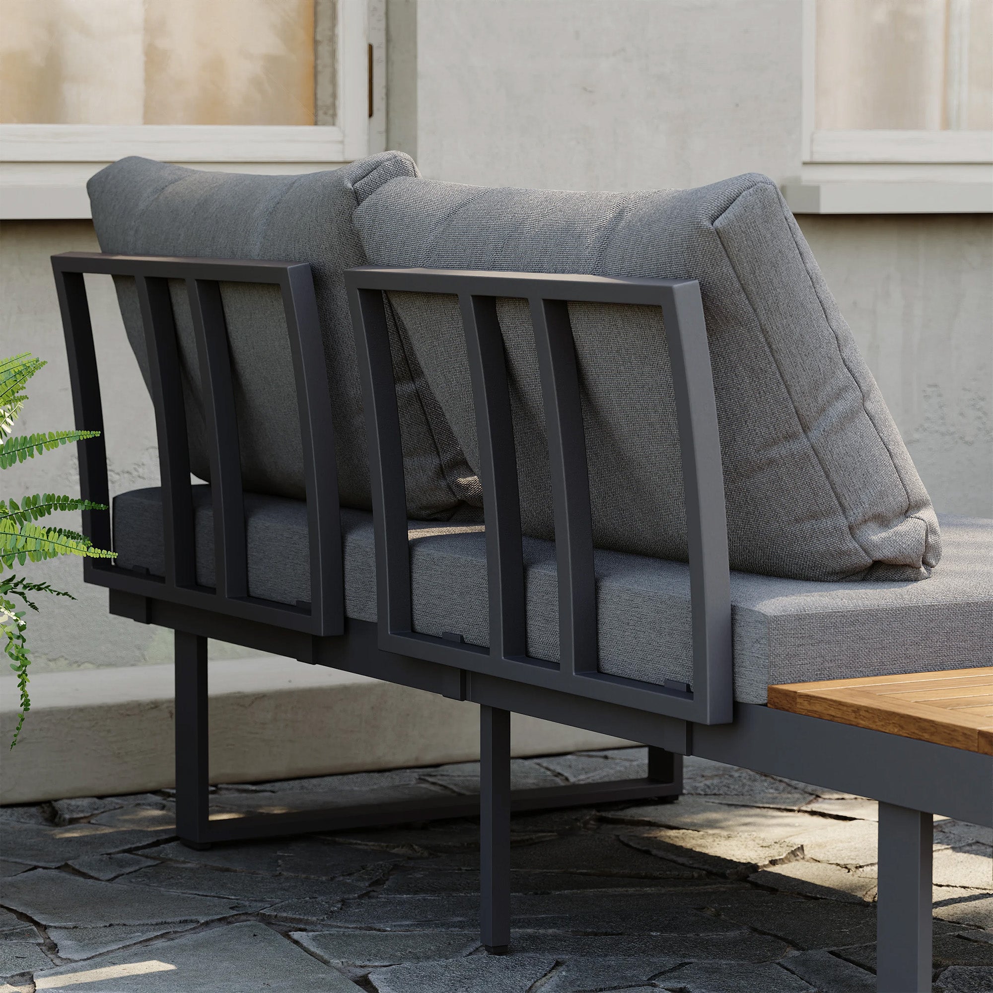 Belize 4 Seater Outdoor Lounge Setting with Coffee Table