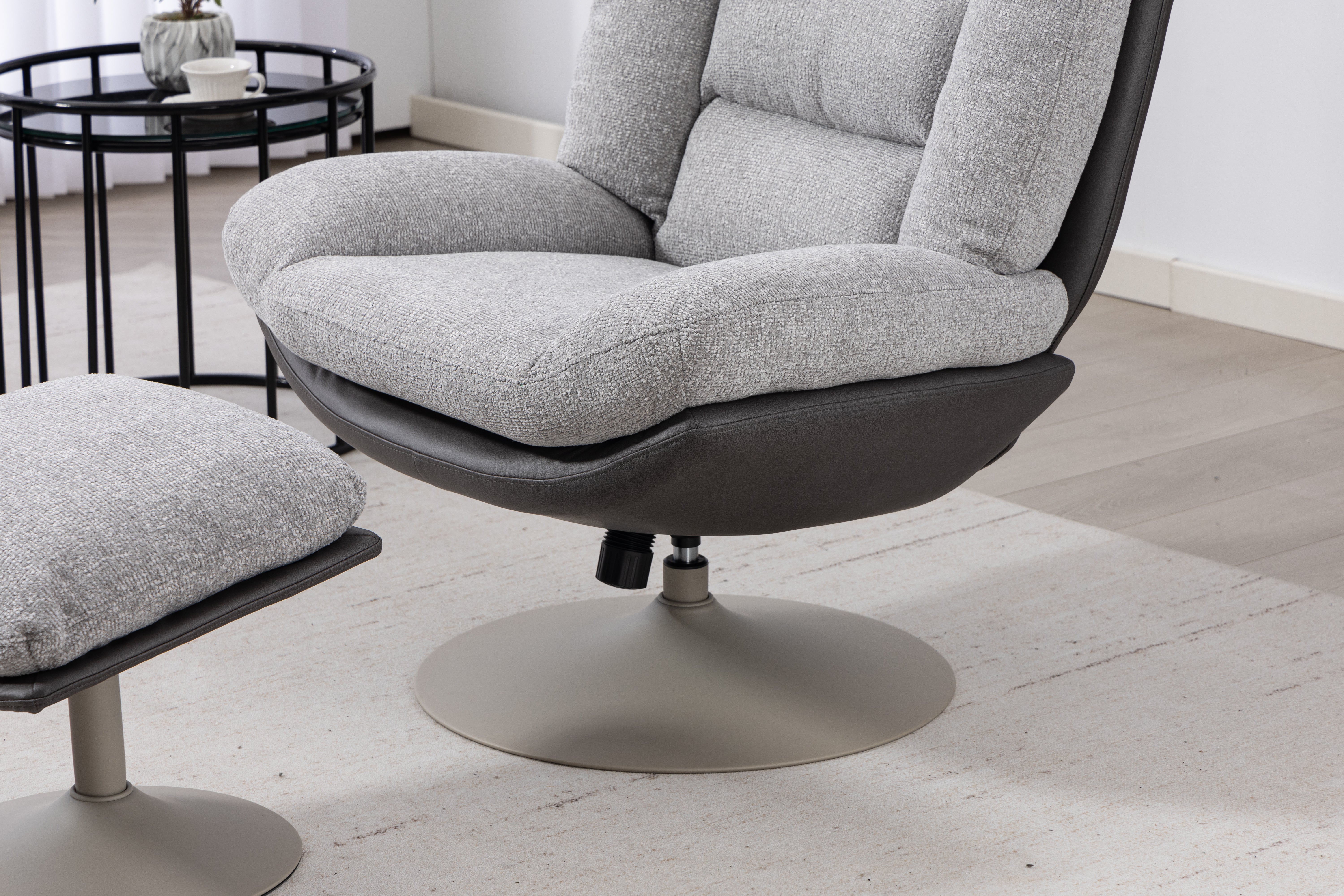 Polar Swivel Chair with Stool