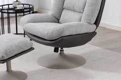 Polar Swivel Chair with Stool