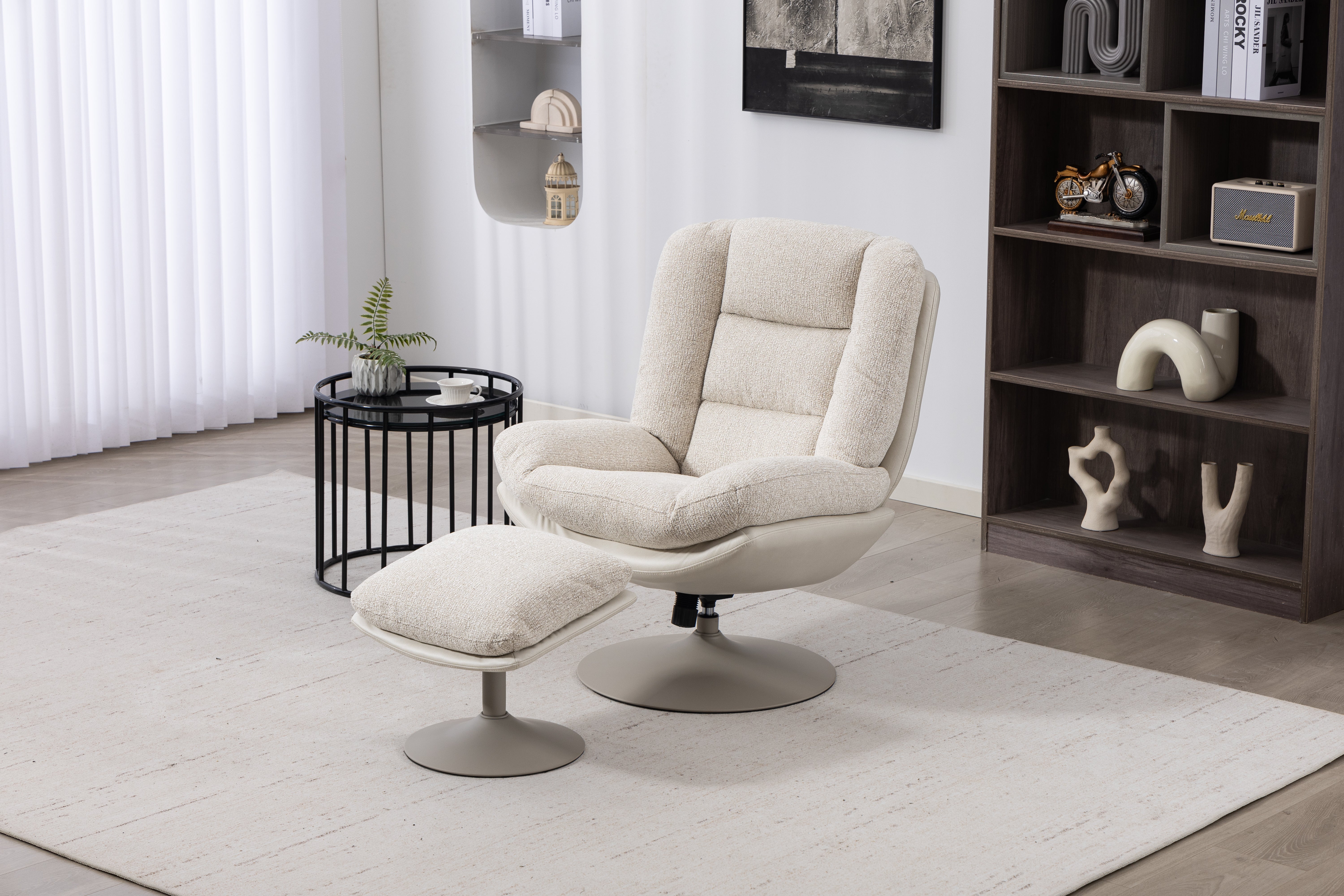 Polar Swivel Chair with Stool
