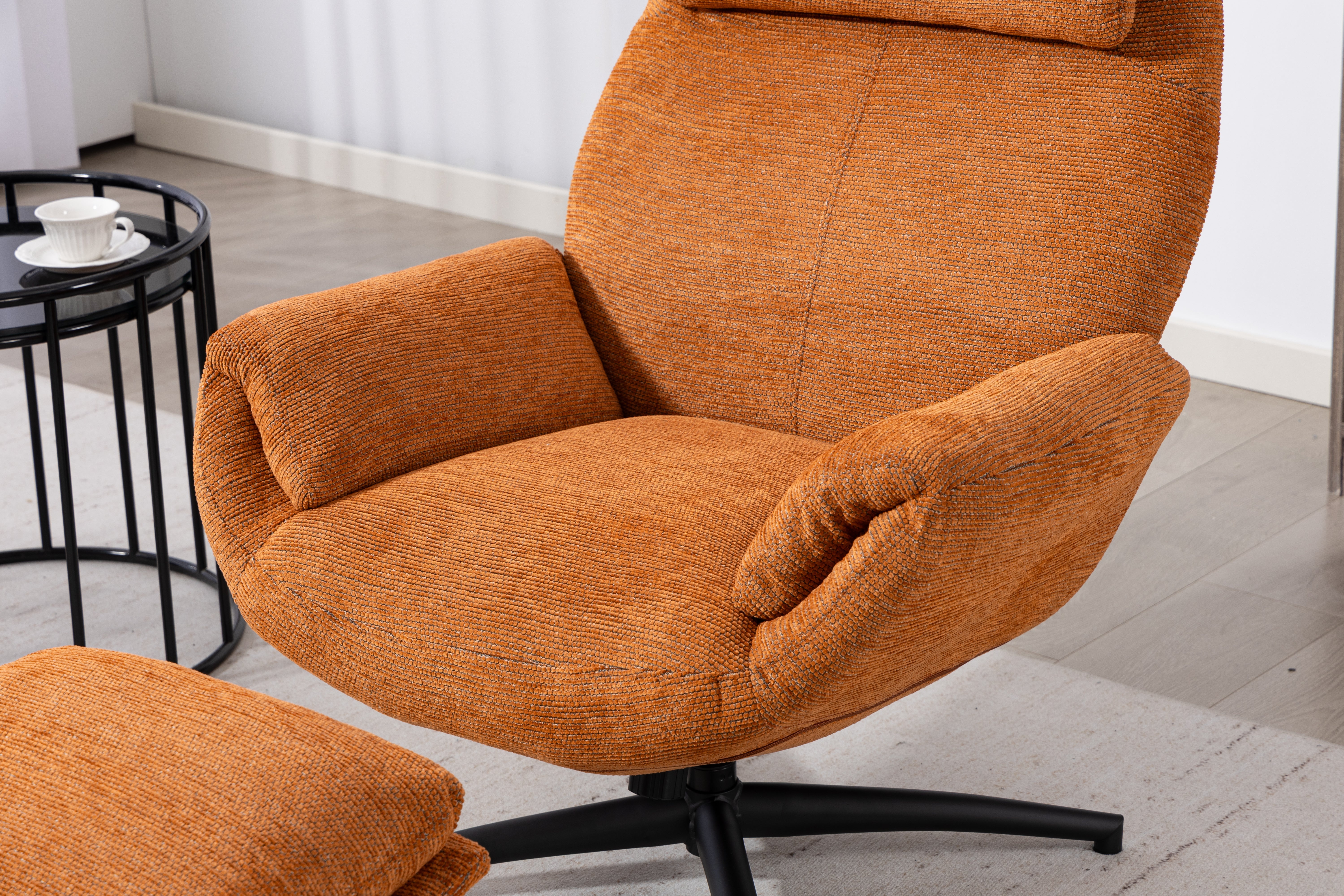 Cosmo Swivel Chair with Stool