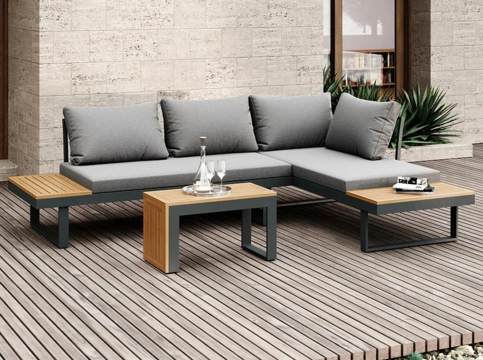 Belize 4 Seater Outdoor Lounge Setting with Coffee Table
