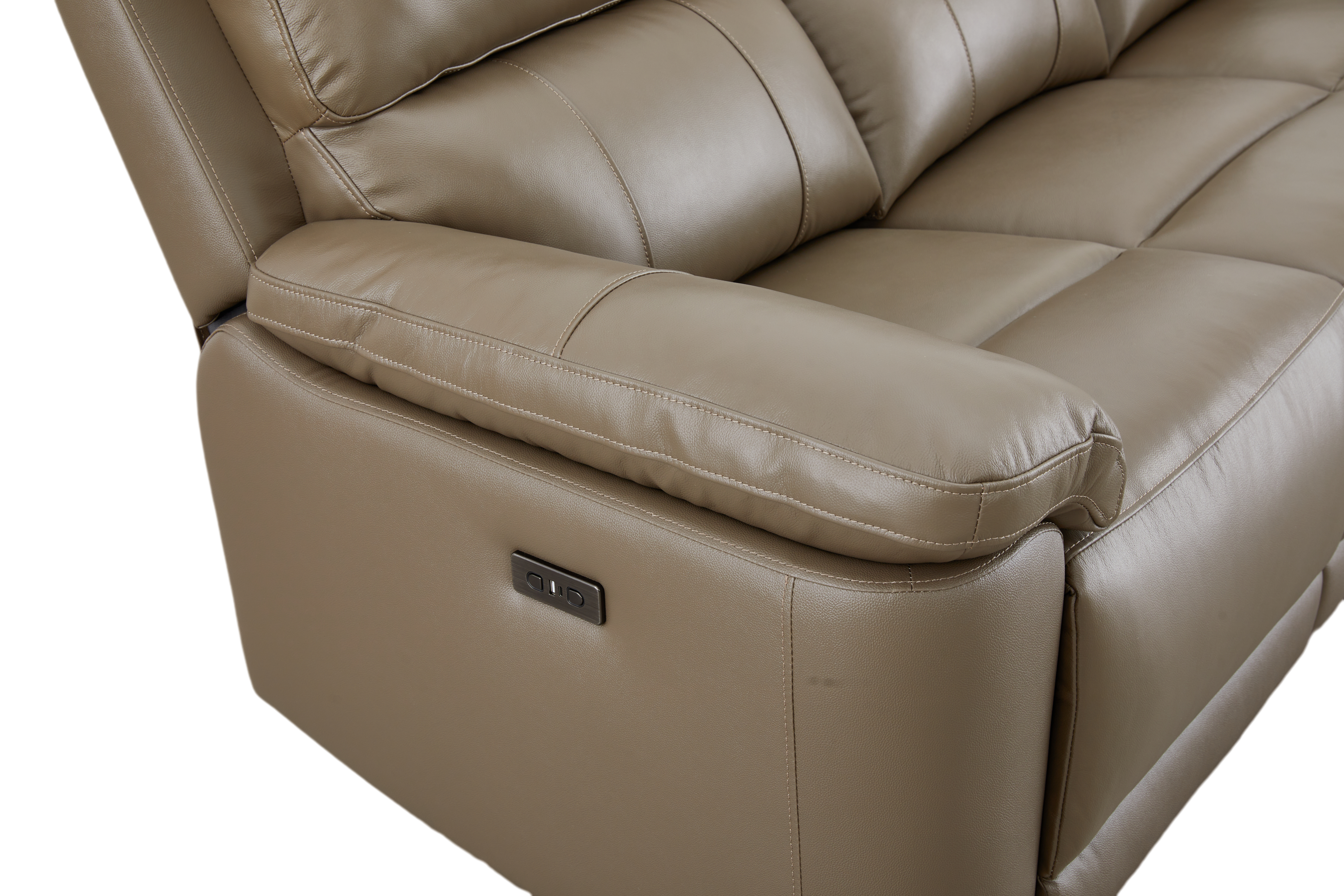 Angelo Recliner Leather Lounge Suite