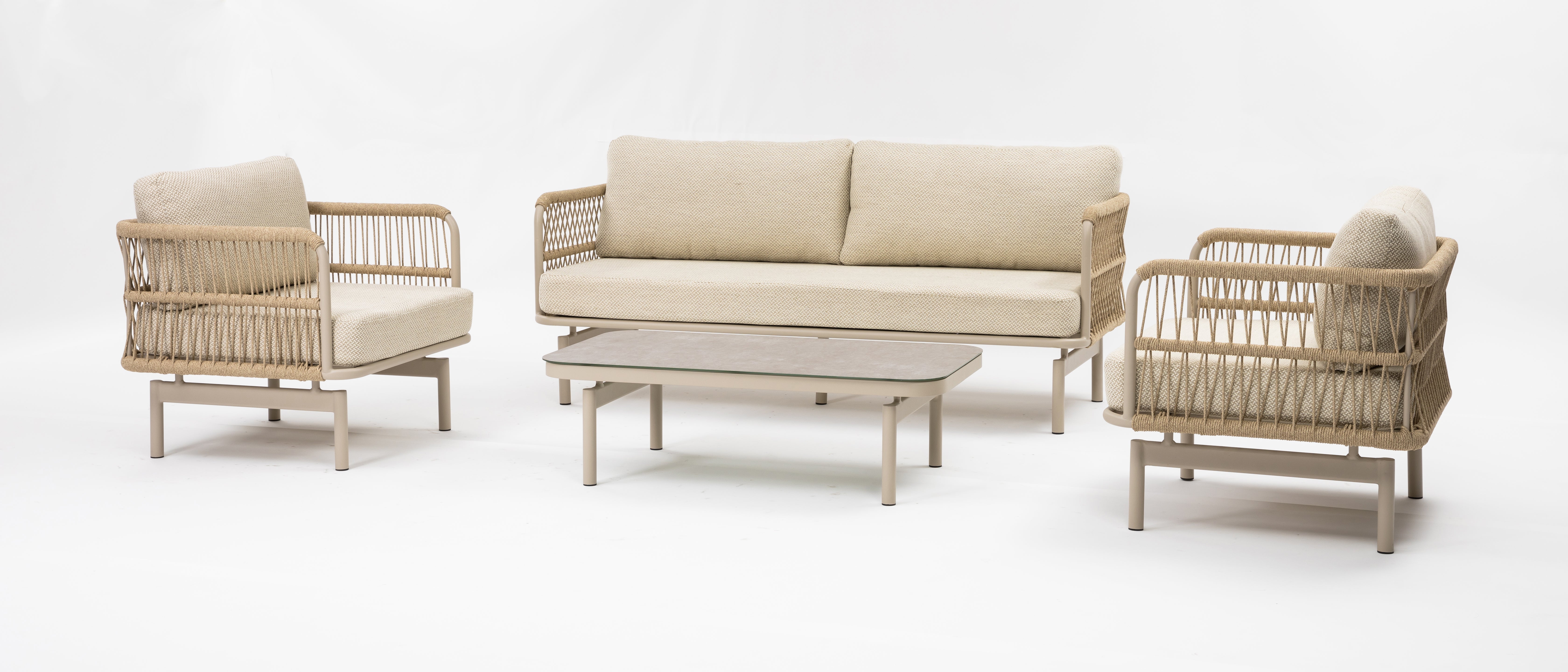Sunshine 4 Piece Outdoor Lounge Set