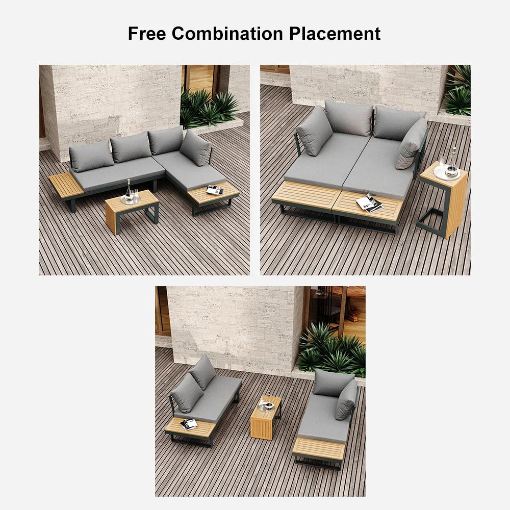 Belize 4 Seater Outdoor Lounge Setting with Coffee Table