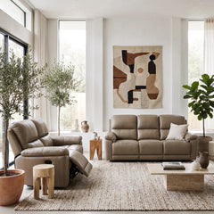 Angelo Recliner Leather Lounge Suite