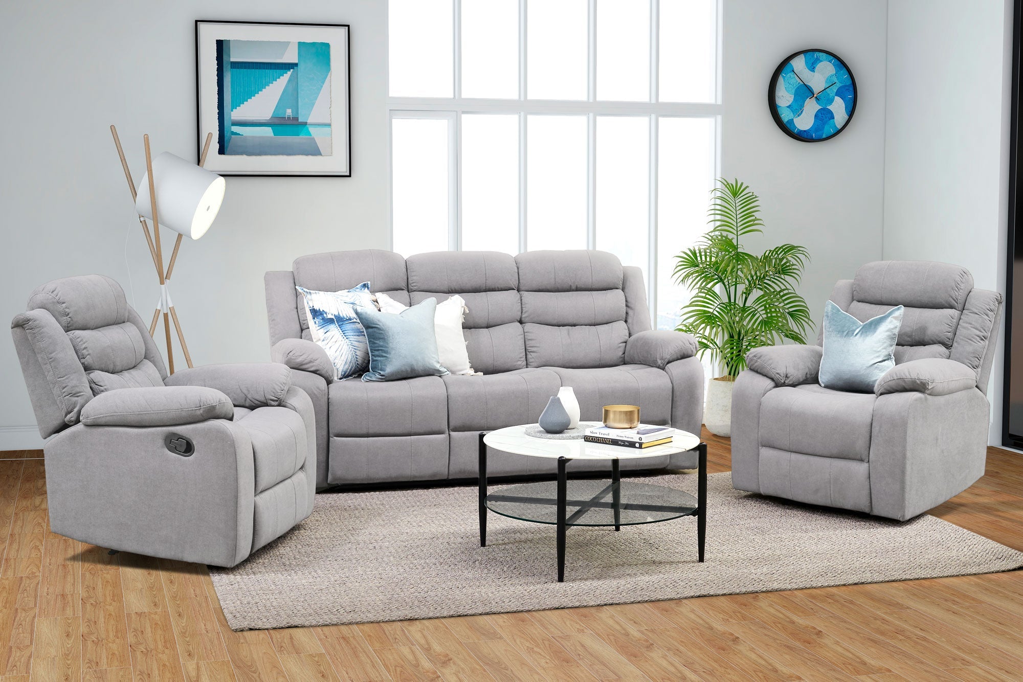 Apollo Fabric Recliner Lounge