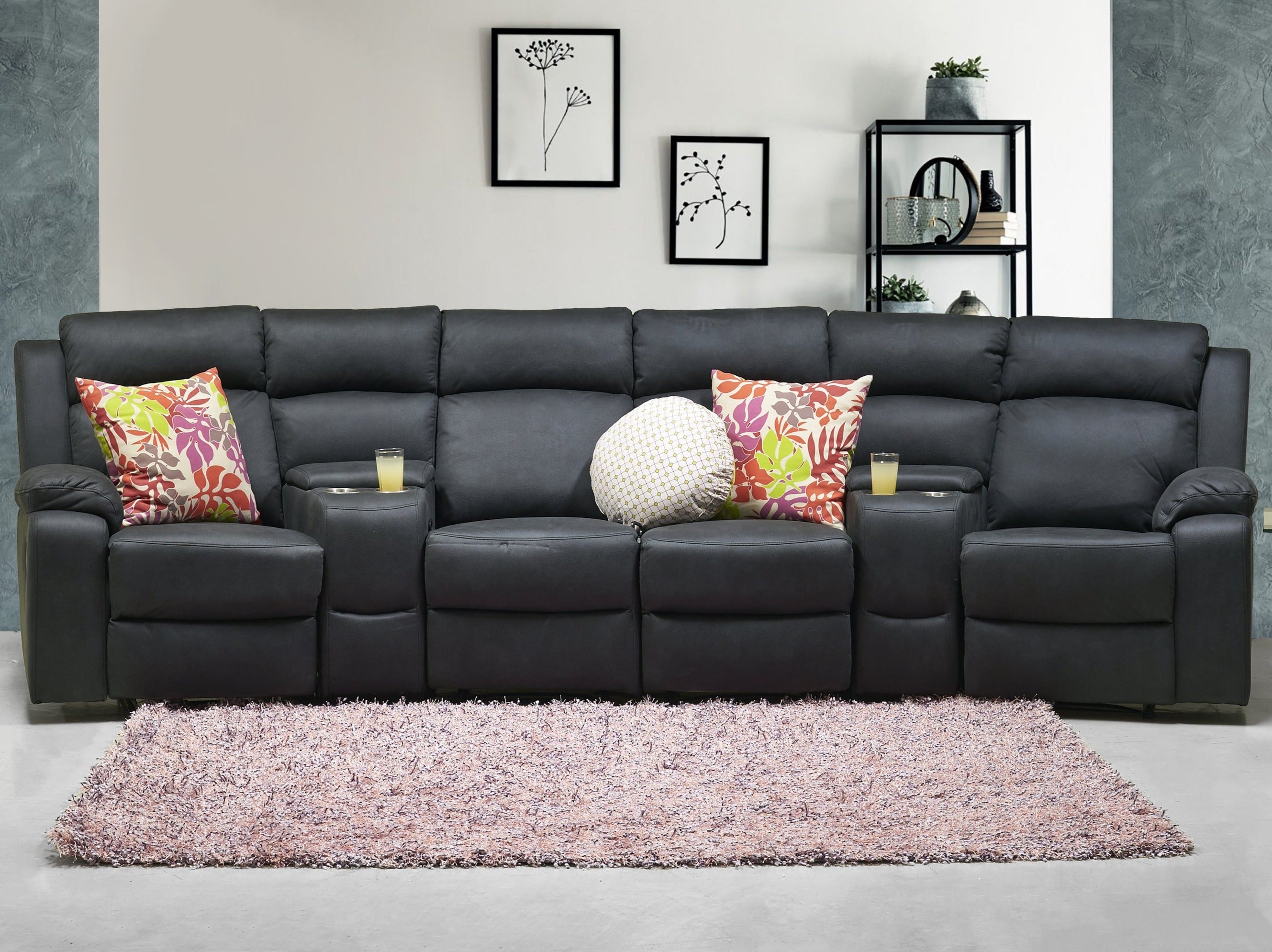 Baxley Fabric Home Theatre Lounge