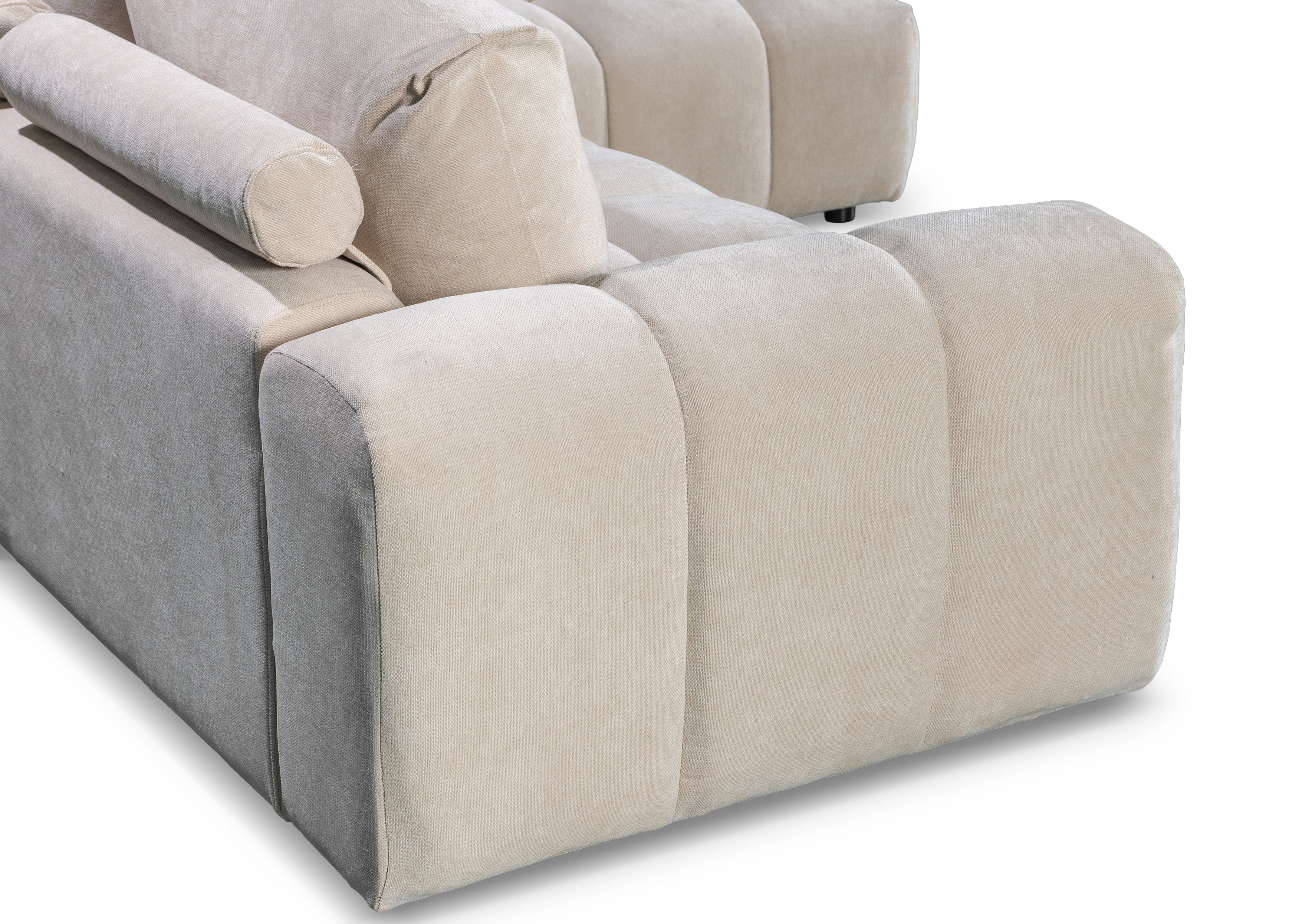 Desmond 5 Seater Fabric Chaise Modular