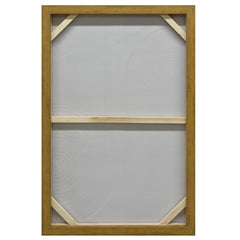 60X90cm Ephemeral Echoes of Continuity Dark Wood Framed Hand Painted Canvas Wall Art