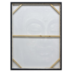 90X120cm Serene Radiance Champagne Framed Canvas Wall Art