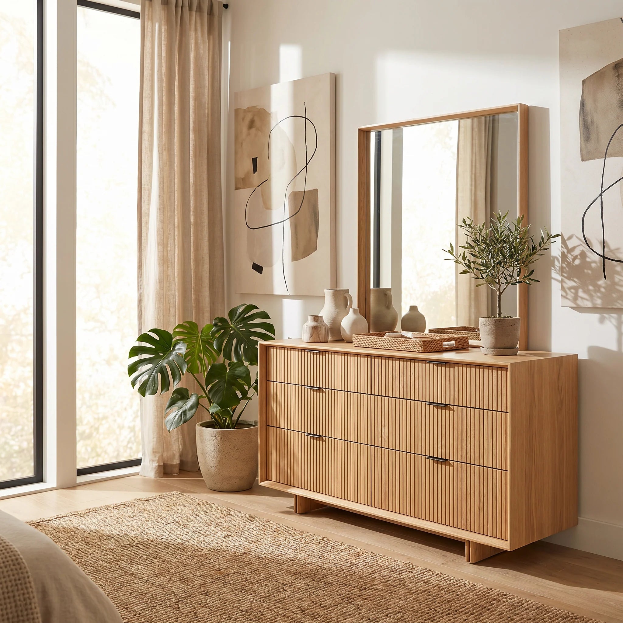 Elris Dresser and Mirror
