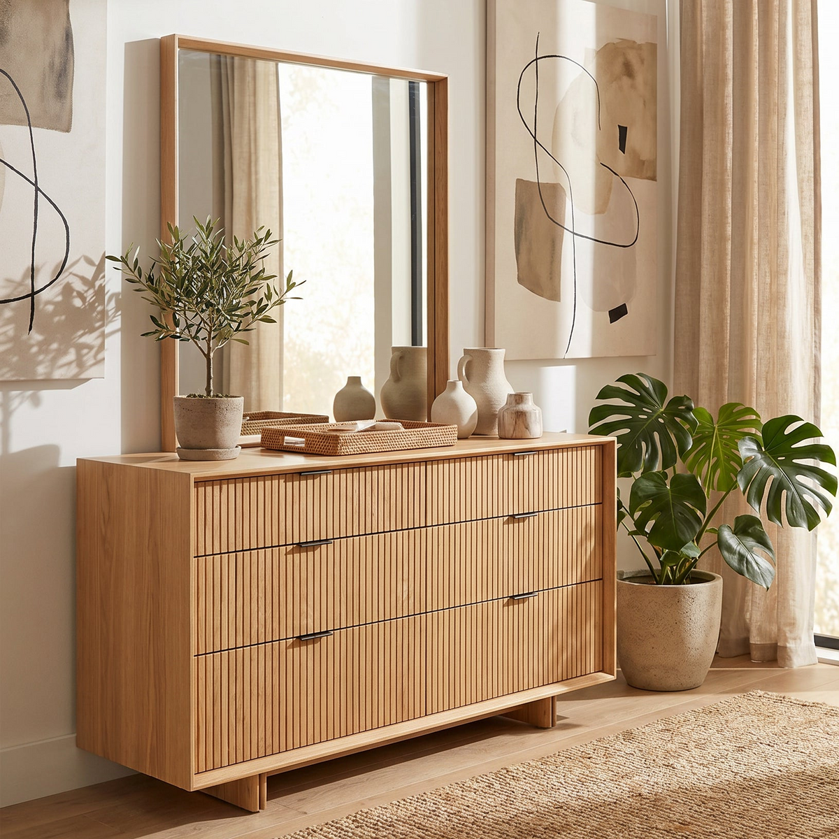 Elris Dresser and Mirror