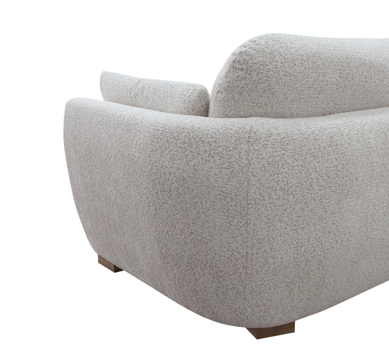Florence 4 Seater Fabric Chaise with Ottoman