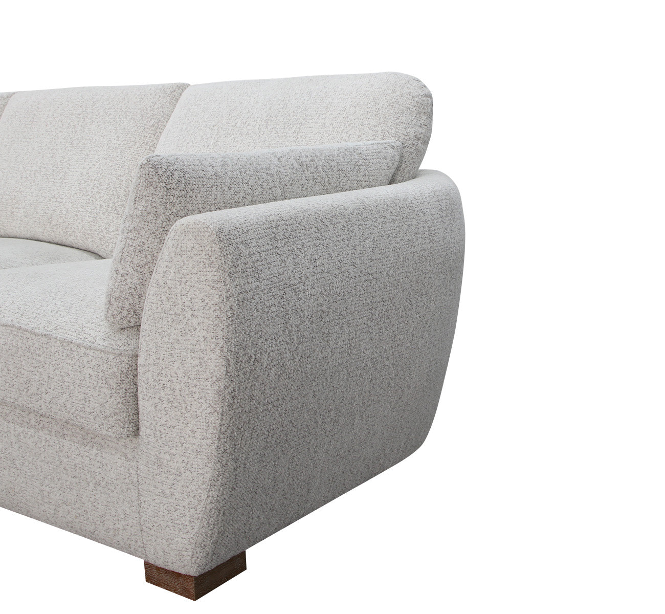 Florence 4 Seater Fabric Chaise with Ottoman