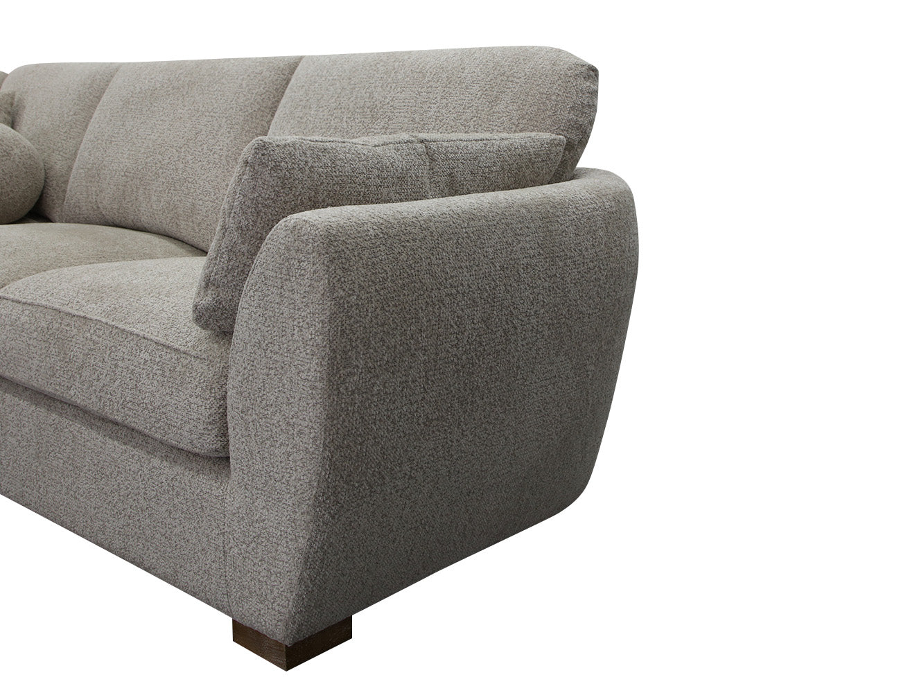Florence 4 Seater Fabric Chaise with Ottoman