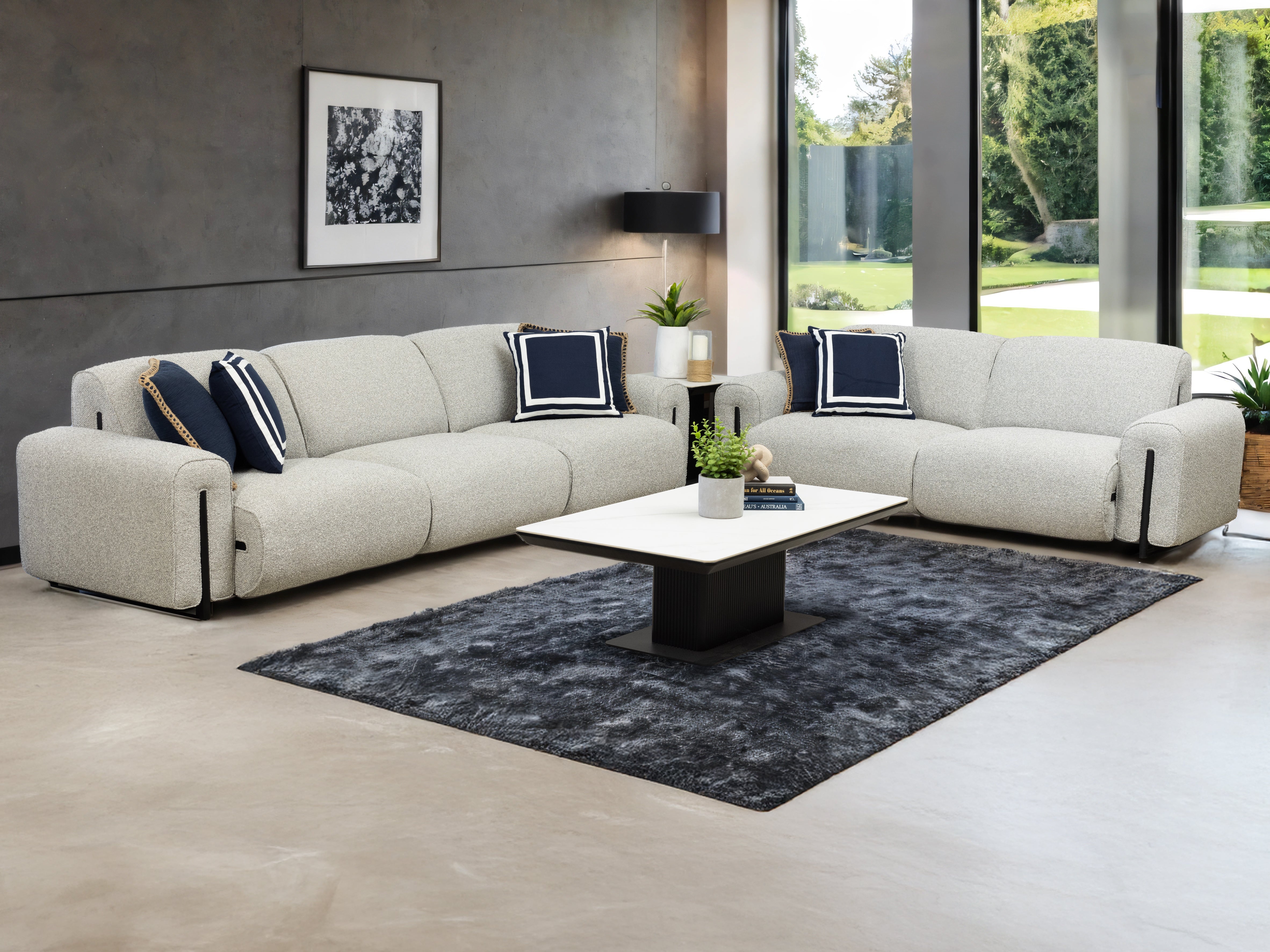 Flora Fabric Lounge & Sectional
