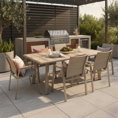 Flora 7Pce Outdoor Dining Set