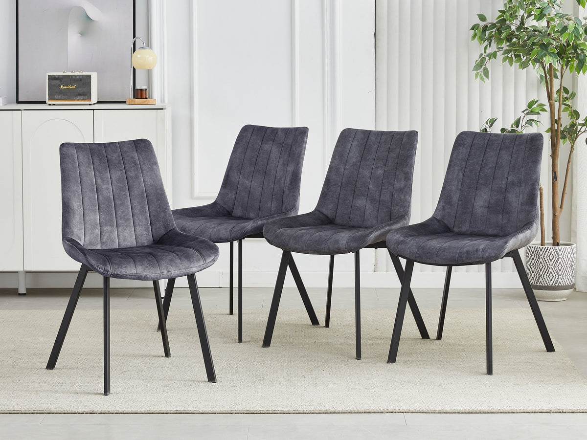 Sloane Fabric Dining Chairs (Set of 4)