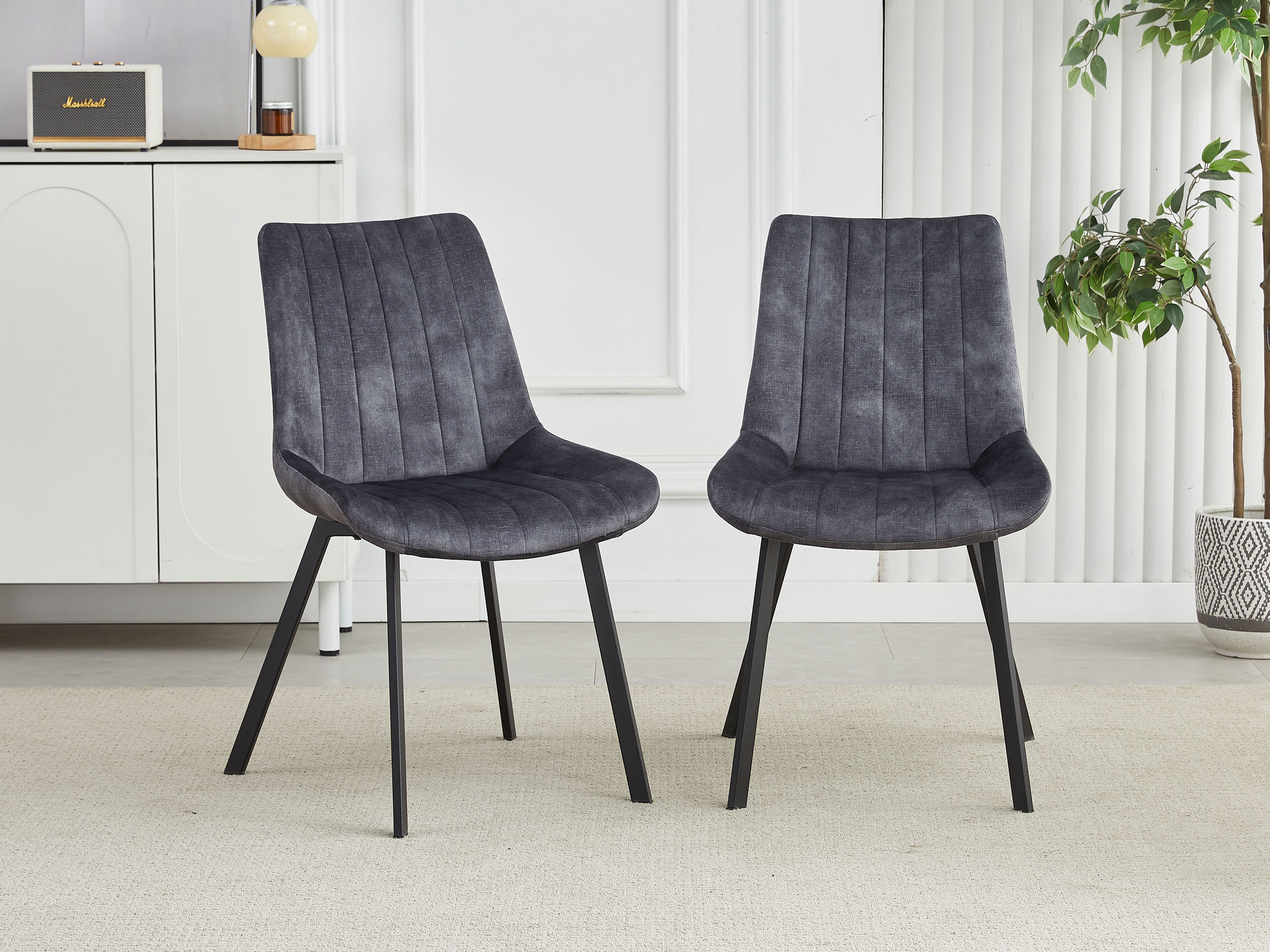 Sloane Fabric Dining Chairs (Set of 4)