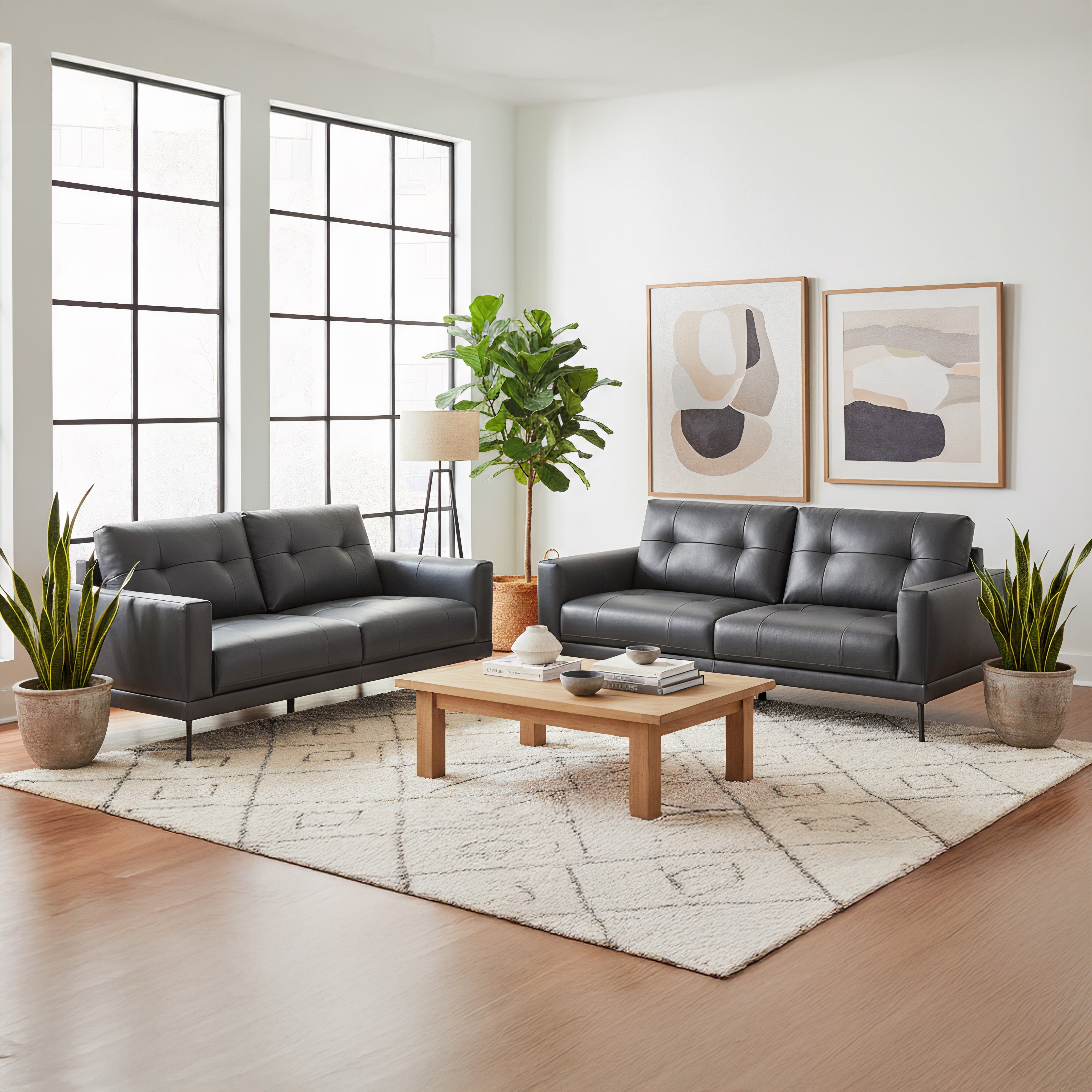 Granada Leather Lounge Suite