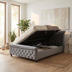 Cartier Fabric Storage Lift Bed