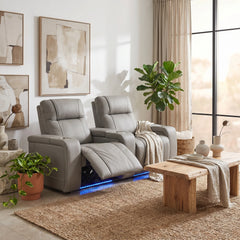 Stadium Leather Electric Home Theatre Lounge