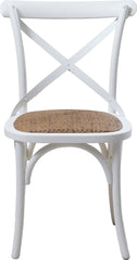 Metal Cross Back Chair