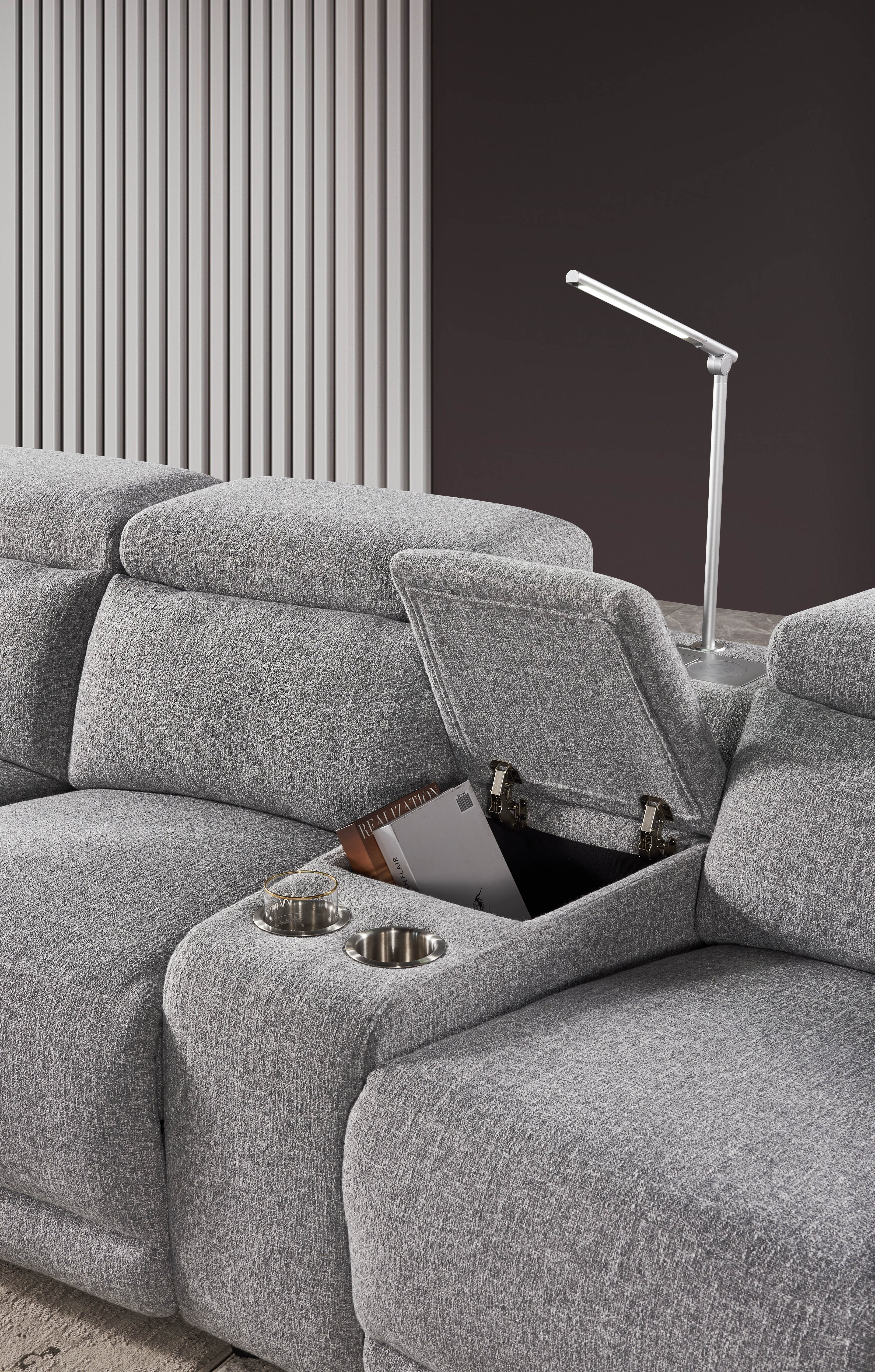 Kavala Fabric Electric Home Theatre Lounge