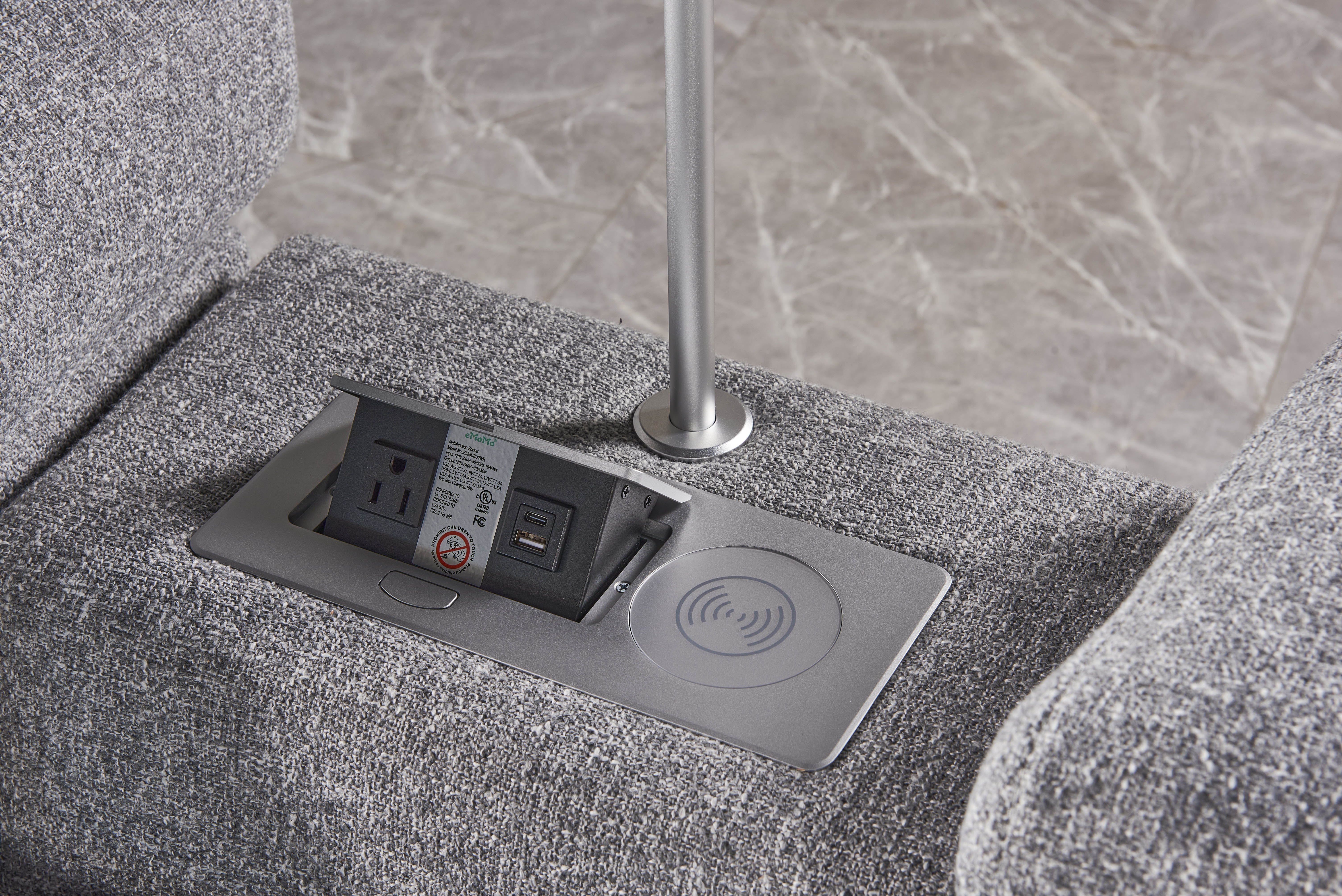 Kavala Fabric Electric Home Theatre Lounge