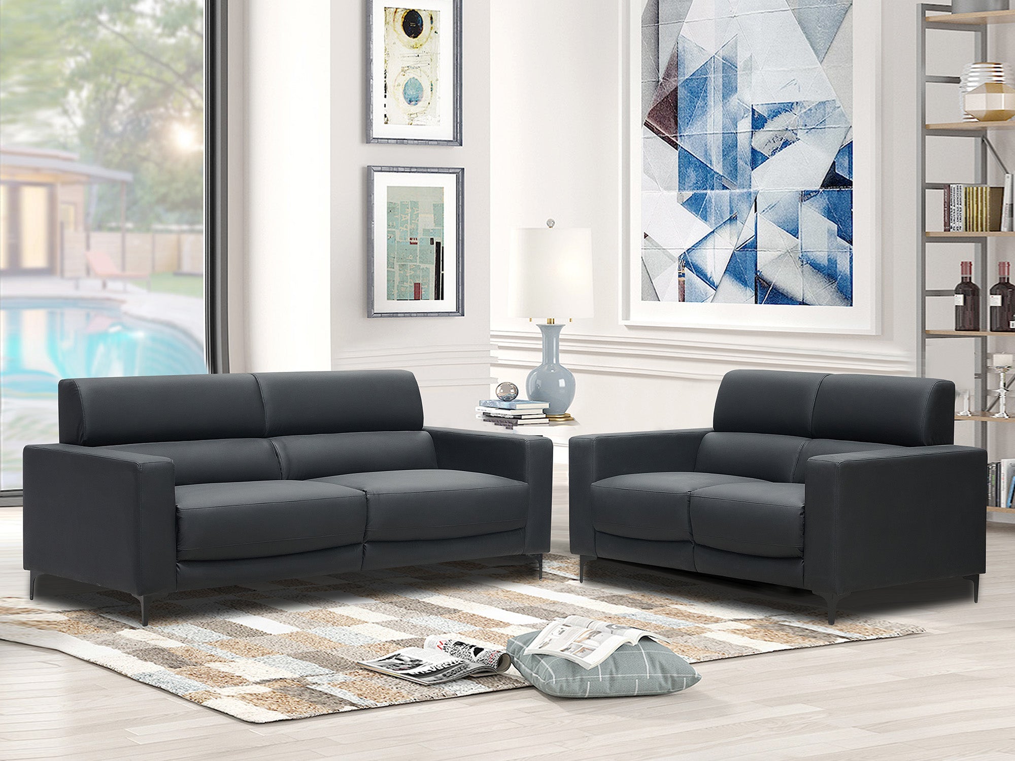 Marcell Fabric Lounge Suite