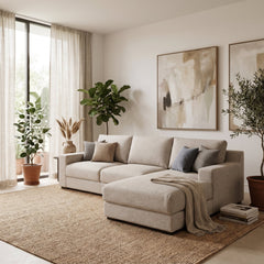 Regal 3 Seater Fabric Chaise