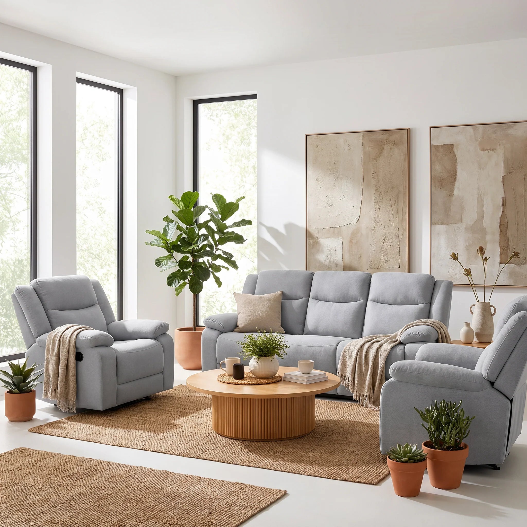 Rosetta Fabric Recliner Lounge