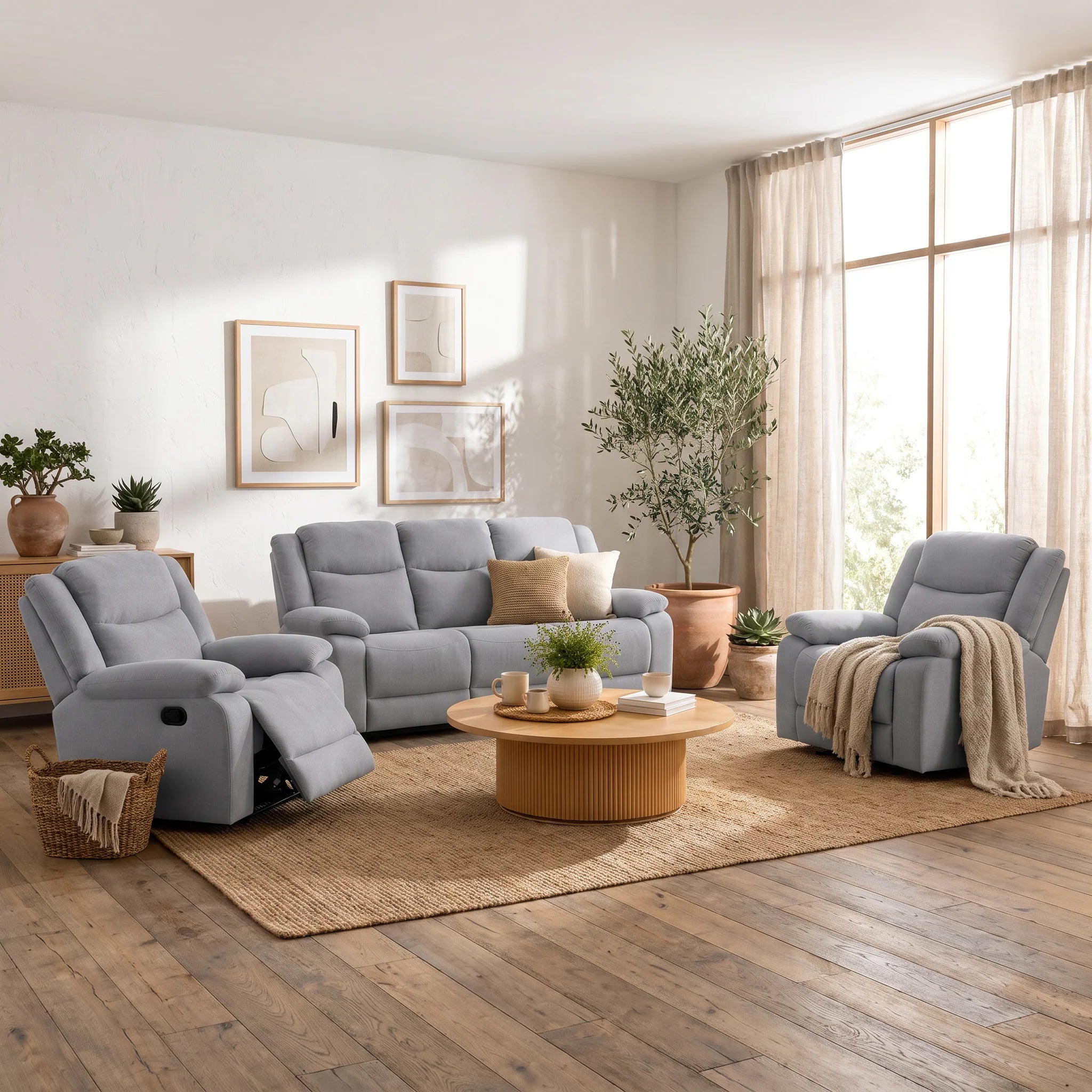 Rosetta Fabric Recliner Lounge