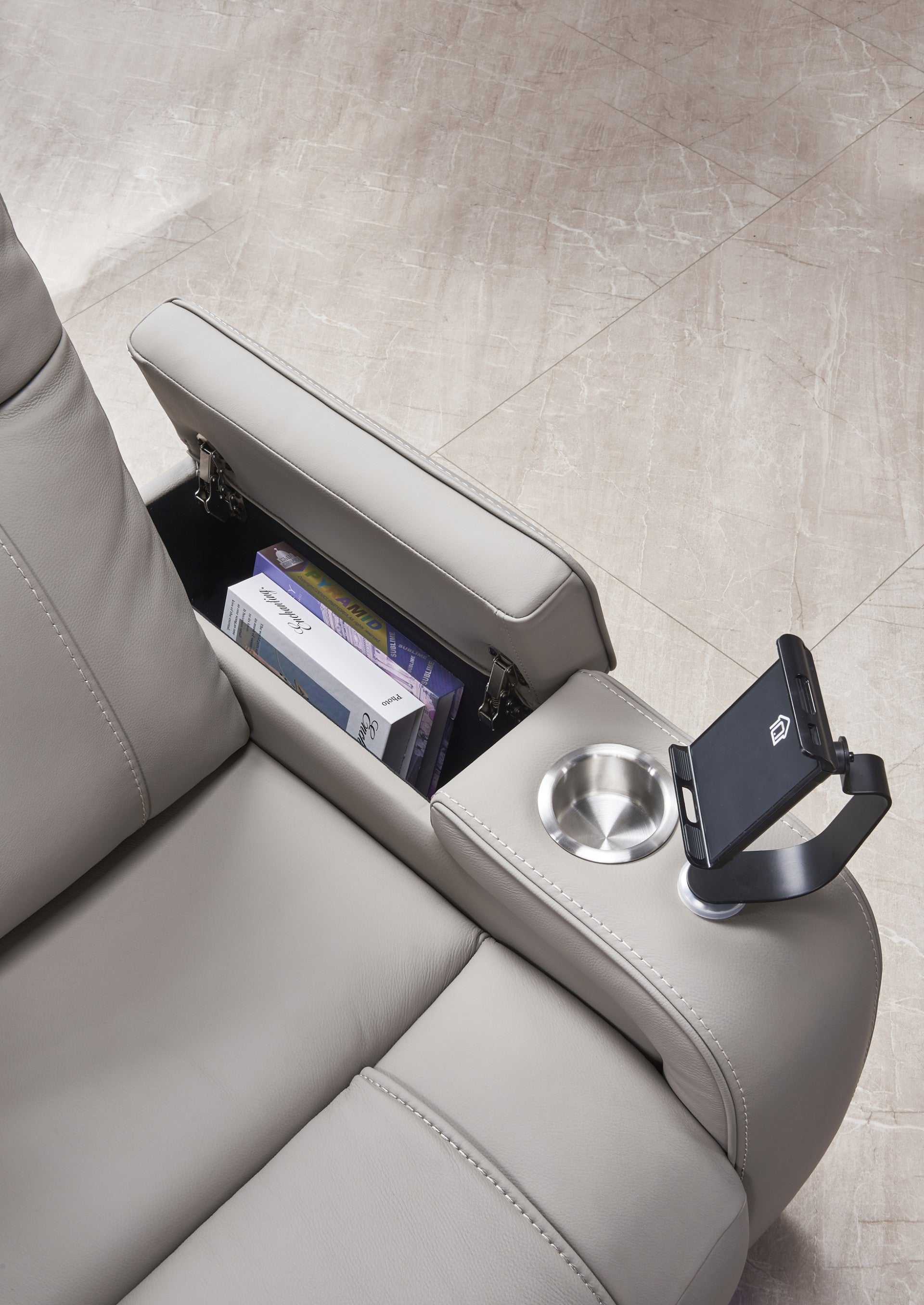 Stadium Leather Electric Home Theatre Lounge