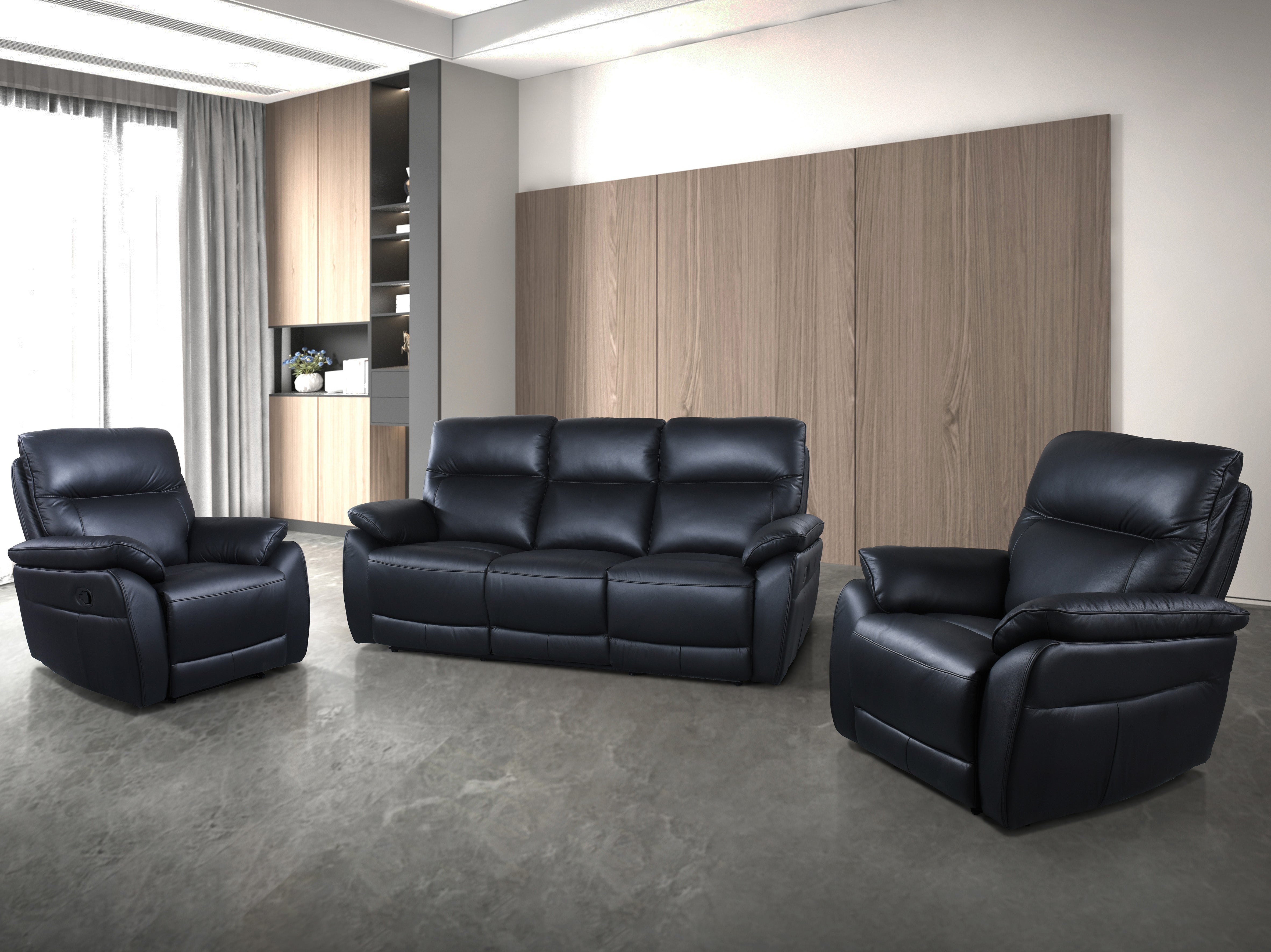 Benson Leather Recliner Lounge