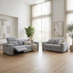 Transdale Fabric Electric Lounge Suite