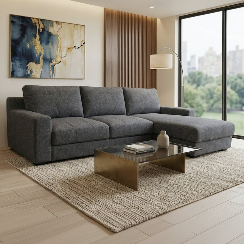 Regal 3 Seater Fabric Chaise