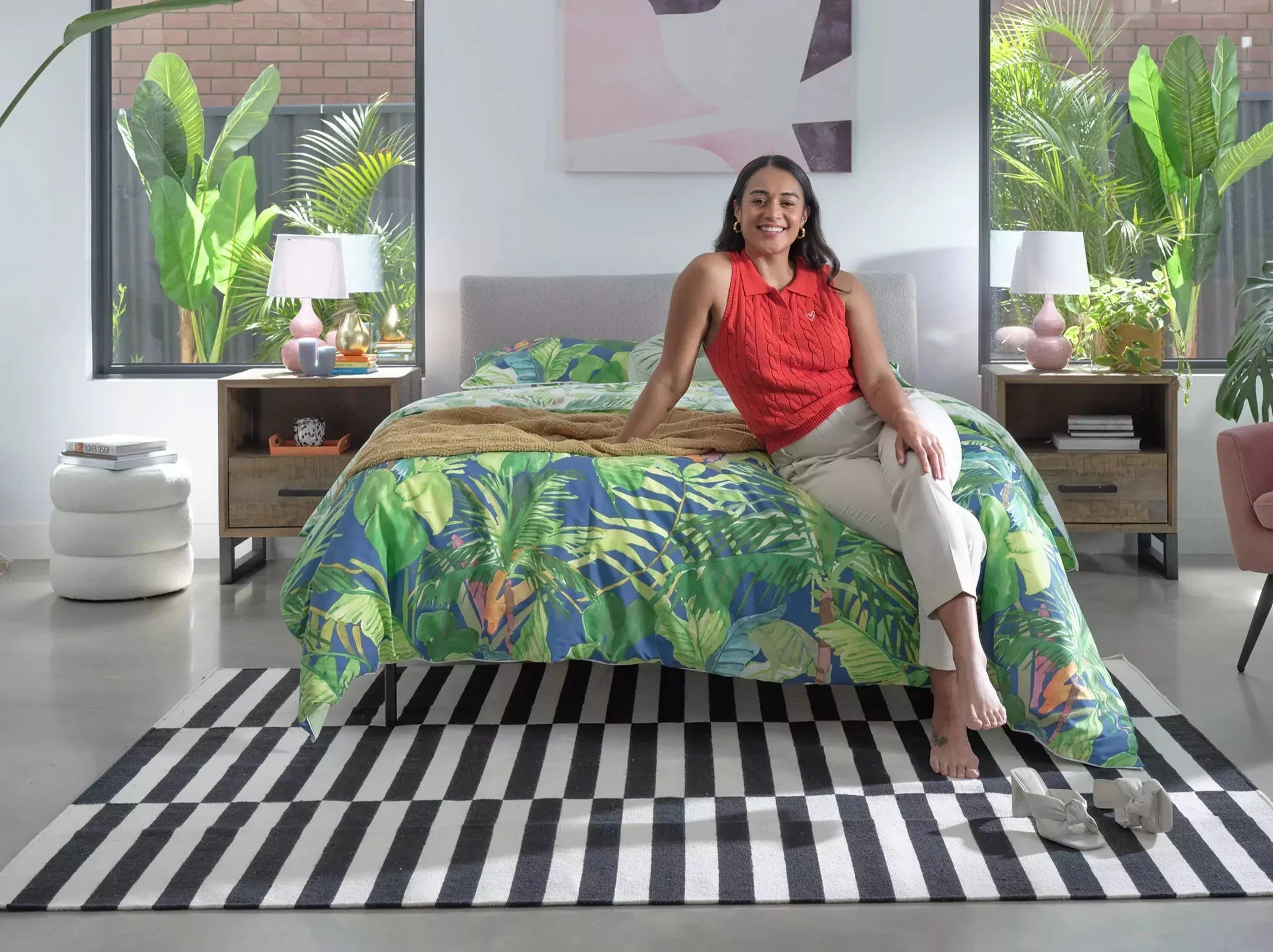 Larisa Fabric Bed