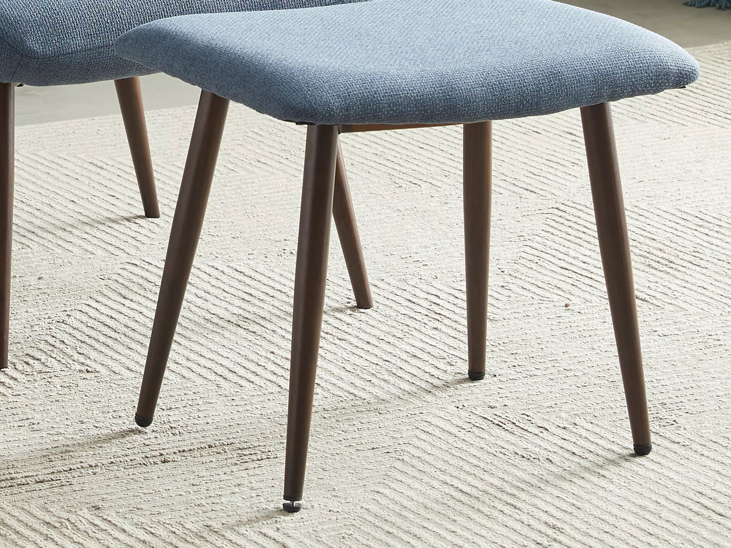 Alvis Fabric Tub Chair with Stool